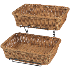 C06026V Ställning med 2st Korgar Sunnex Brun