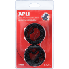 260080 Kardborretejp Svart 20mm