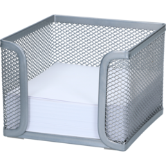 731015 NOTISDISP. METALL SØLV 10X10CM