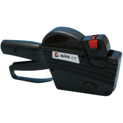 18091 Prismärkare Blitz C6 26x12mm 1 rad 6 tecken