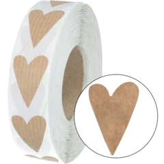 873817 ETIKETT HJERT LITE MILJØ 17X30