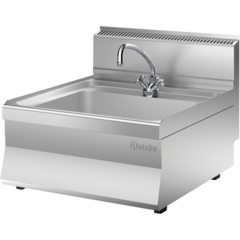 115114 Bartscher Avställningsbänk med Vask 60x65x29,5 cm