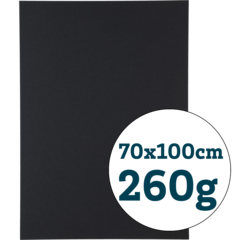 8003993 Black Text Cardboard 70x100cm