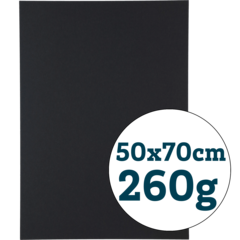 8004079 Black Cardboard Box 50x70cm