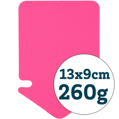 8004089 ARROW SMALL 13X9 MAGENTA