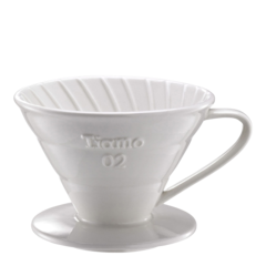 1222028 Kaffefilter Keramiskt V02 Vit