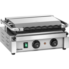 A150776 Bartscher Klämgrill 1GR Räfflad Topp & Slät Botten