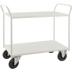 KM4126 Kongamek Hyllevogn 2 Plan Hvit