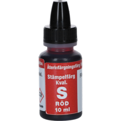 SG3104 STEMPLEFARVE PERMASTAMP RØD