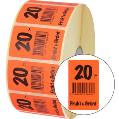 915429 TARRA: FRUKT&GRÖNT 20:- 3X5CM