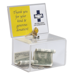 8311354 Akrylbox med lås for forslag