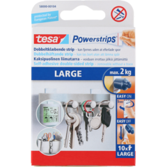 5800000104 Dubbelhäftande Strips Tesa Powerstrips Large Max 2kg