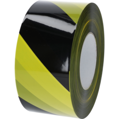 7392011321339 Varningsband Gul/Sv 75mmx500m