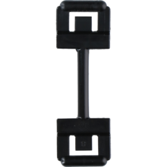 18962 SKILTSØYLE/STAV 50MM SORT