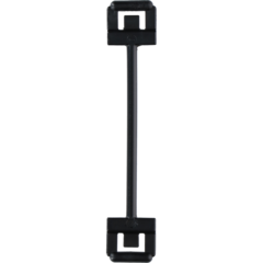 18963 SKILTSØYLE/STAV 100MM SORT