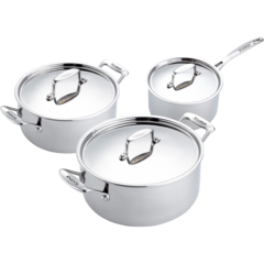 SP74000300 Grytset Scanpan Fusion 5 3-delar - 2,0 L, 3,7 L, & 5,25 L