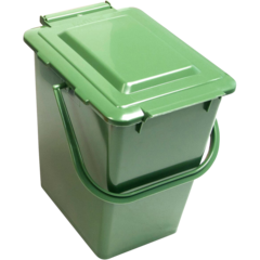 430057-1 PLASTBØTTE HENGELOKK GRØNN 10L