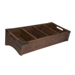 BQ019M-1 Besticklåda 4-fack Select Concept Brun 59x28cm