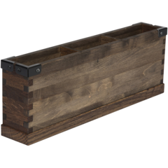 BQ302M-1 Besticklåda 3-Fack Selct Concept Havana Black 36,5x6cm