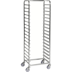 KM160 Kongamek Brickvagn för 18 brickor - Obromsad