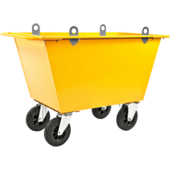 KM143125-L AVFALLSVOGN 300L H:86CM GUL