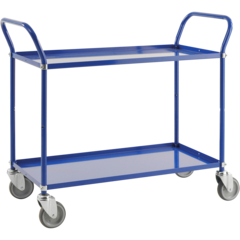 KM1621 Lätt Hyllvagn 2 Plan Bromsad