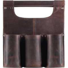 73-120 Ölväska 6 flaskor buffelskinn