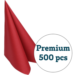 145302 Premium Napkin Burgundy 48x48cm