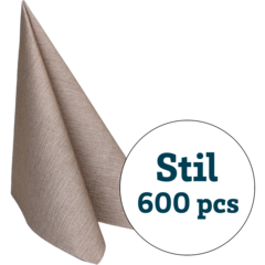 11005 Serviett Stil 40x40 Kakao