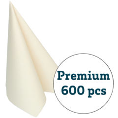 138051 SERVIETT PREMIUM VANILJE 40X40