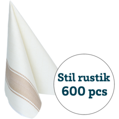 11065 Servett Stil Rustik Brun 40x40cm