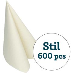 11004 SERVIETT STIL CHAMPAGNE 40X40