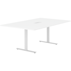 TING2-2-2012R-W Mötesbord Kontorsmiljö NS Active Vit 2000x1200mm