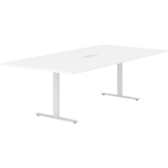 TING2-2-2412R-W Mötesbord Kontorsmiljö NS Active Vit 2400x1200mm