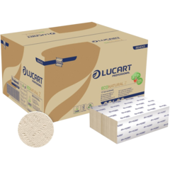 62864043 Pappershandduk EcoNatural Z-Vikt 2-lag