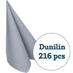 119186783 Servett Duni Dunilin Granitgrå 48x48cm