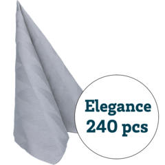 119168468 Servett Elegance Grå 48x48cm*