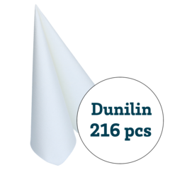 119186755 Napkin Duni Dunilin White 48x48cm