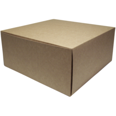 10532210 Bakelsekartong brun/vit 220x220x100mm