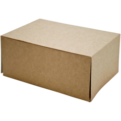 105314118 Bakelsekartong brun/vit 140x110x80mm