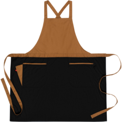 SE40652820150 Bröstlappsförkläde Canvas 75x90cm Segers 4065 Tvåfärgad