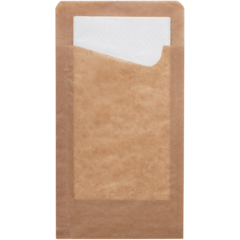 119176567 BioPak Snack Pose Serviet Hvid 113x210mm