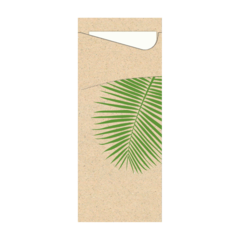 119187069 Napkin Holders Duni Sacchetto Leaf 3.3x7.5in