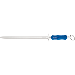 9906-31 SLIPESTÅL FINT OVALT 31CM BLÅ