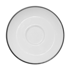 BLO1744DEK7232 Kaffefat Blocho Nana Vit med svart rand 14,5cm