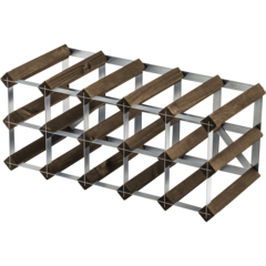 TWR2 Vinställ Traditional Wine Rack Trä 15 flaskor