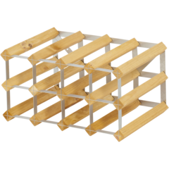 TWR1 Vinställ Traditional Wine Rack Trä 12 flaskor