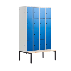 AJ324063 Småfacksskåp AJ Bänkstativ 4 Sektioner 16-fack