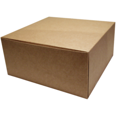 341910 Bakelsekartong brun 190x190x100mm