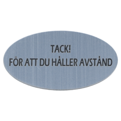 858556 Navneskilt nål 60x32mm